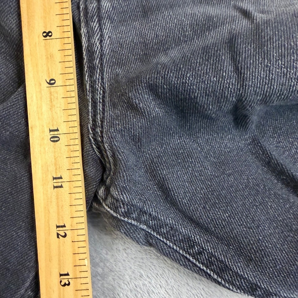 SO Good For Life 90s Wide Leg Jeans Black Distressed Super High Rise Size 9/29W - Picture 6 of 8